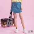 【MAGIQUE WARDROBE】純棉前排釦A字牛仔短裙(2色)