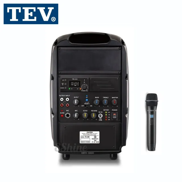 【TEV 台灣電音】藍芽單頻無線擴音機(TA380-S1)