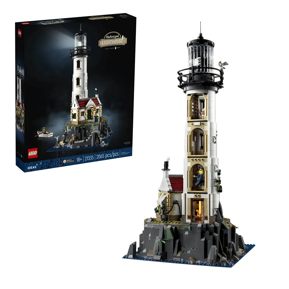 LEGO 樂高】積木IDEAS系列電動燈塔Motorized Lighthouse 21335(代理版) - momo購物網- 好評推薦-2026年1月