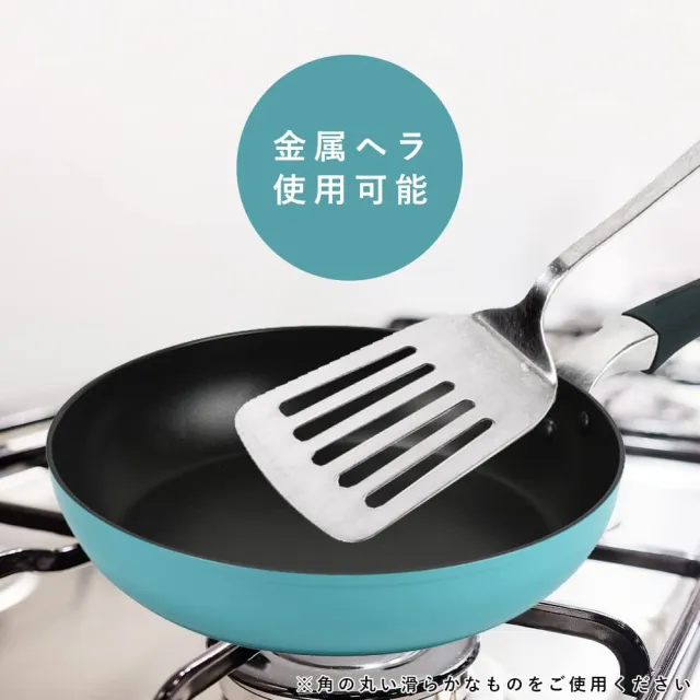 【台隆手創館】日本PEARL抗菌加工全熱源平底深鍋28cm