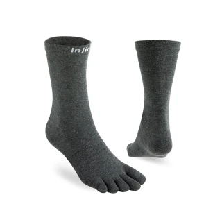 【Injinji】Liner羊毛中筒內襪NX[石板灰]INBB0NAA2994(輕薄款 五趾襪 中筒襪 羊毛襪 登山襪 中性款)