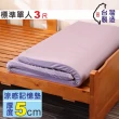 【BuyJM】MIT單人3尺涼感凝膠三折記憶床墊