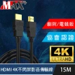 【MAX+】協會認證HDMI 4K 30fps劇院/電競不閃屏影音傳輸線(15M)