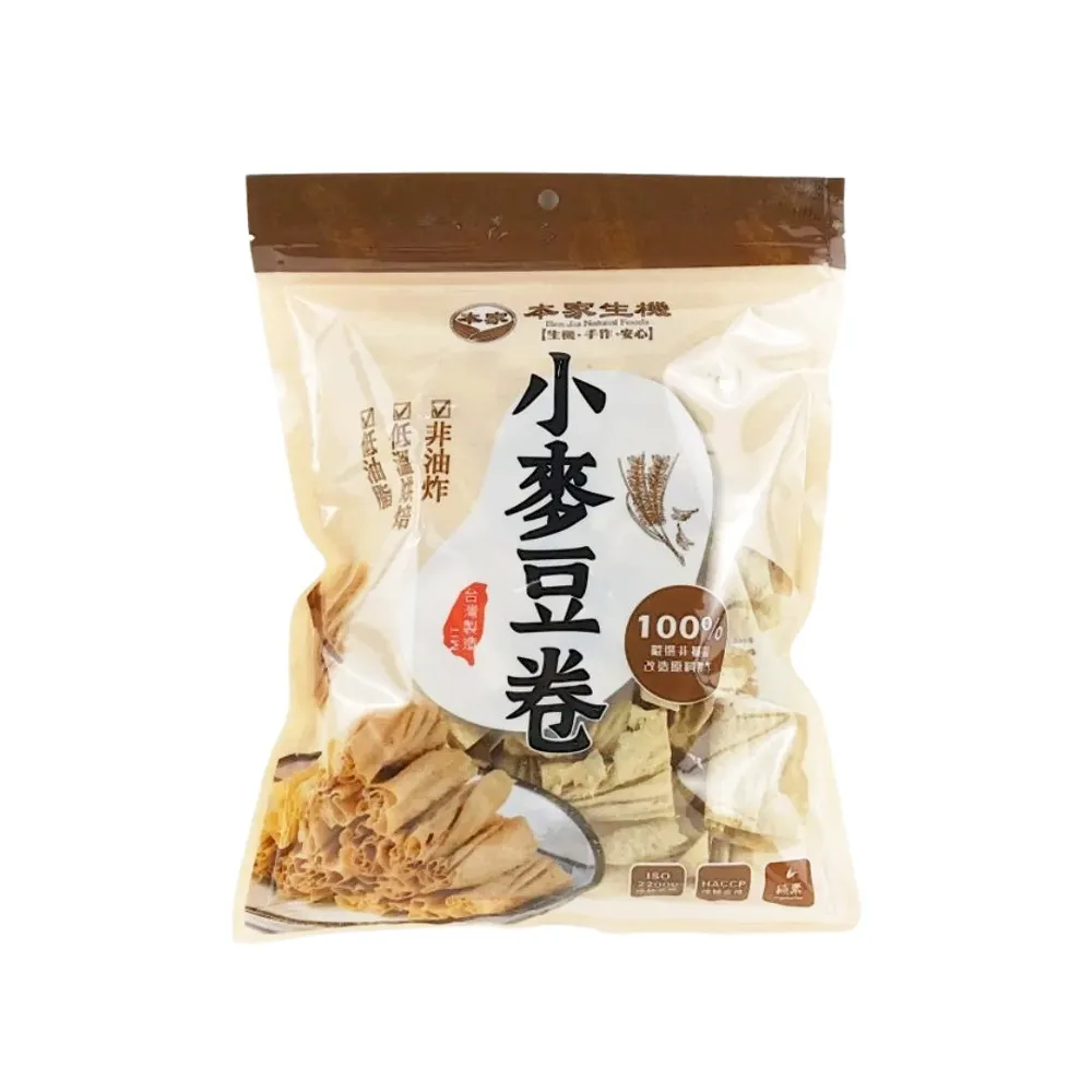 【本家生機】小麥豆卷130g(腐竹)