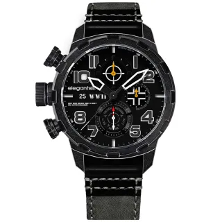 【elegantsis 愛樂時】二戰德國 JF48WWII 收藏家手錶 禮物 送禮 推薦(ELJF48QS-6B04LC)