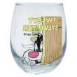 【sunart】樂一通 透視3D玻璃杯 330ml 傻大貓與崔弟 陷阱(餐具雜貨)