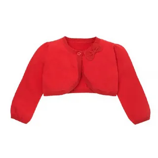 【mothercare】專櫃童裝 紅色愛心針織外套(2-3歲)