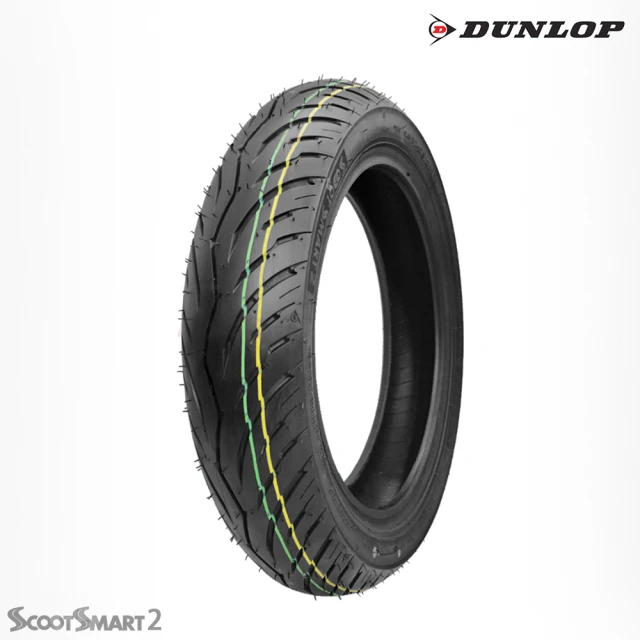 DUNLOP 登祿普 SCOOT SMART 2 超耐磨通勤胎-14吋(100/80-14 48P 前胎 聰明胎2代)