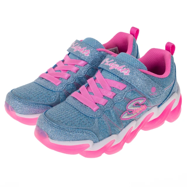 SKECHERS 女童鞋系列 燈鞋 HYPER SURGE(302330LLBPK)