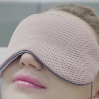 【Ainmax 艾買氏】夜好眠 涼爽溫感遮光眼罩 兩用無痕睡眠眼罩(買再送 3D遮光一次性眼罩乙附)