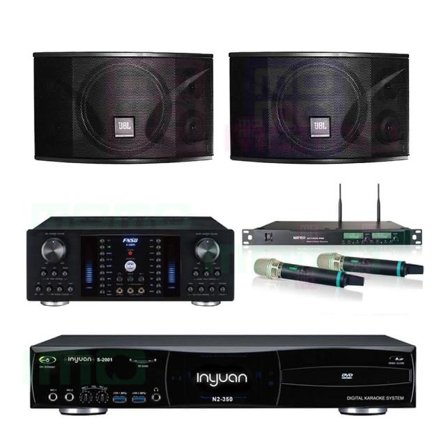 【音圓】S-2001 N2-350+FNSD A-380N+ACT-8299PRO++JBL Ki110(點歌機4TB+擴大機+無線麥克風+喇叭)