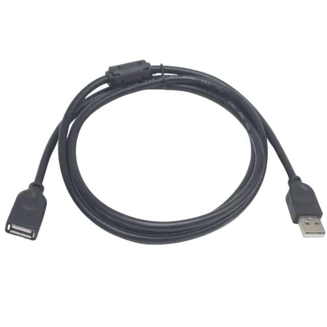 【月陽】USB2.0 公對母1.4米雙屏蔽磁環USB延長線傳輸線充電線(USB14M)