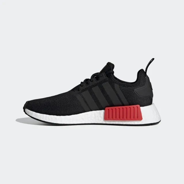 【adidas 愛迪達】NMD_R1 男女鞋 運動 休閒 襪套 經典 復刻 情侶 愛迪達 黑 紅藍(GZ7922)