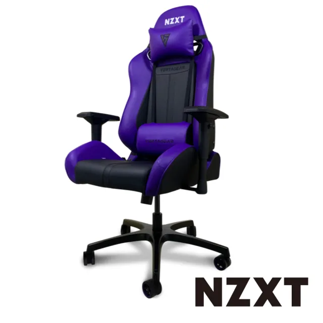 【NZXT 恩傑】電競椅/辦公椅 黑/紫(台灣限量版)