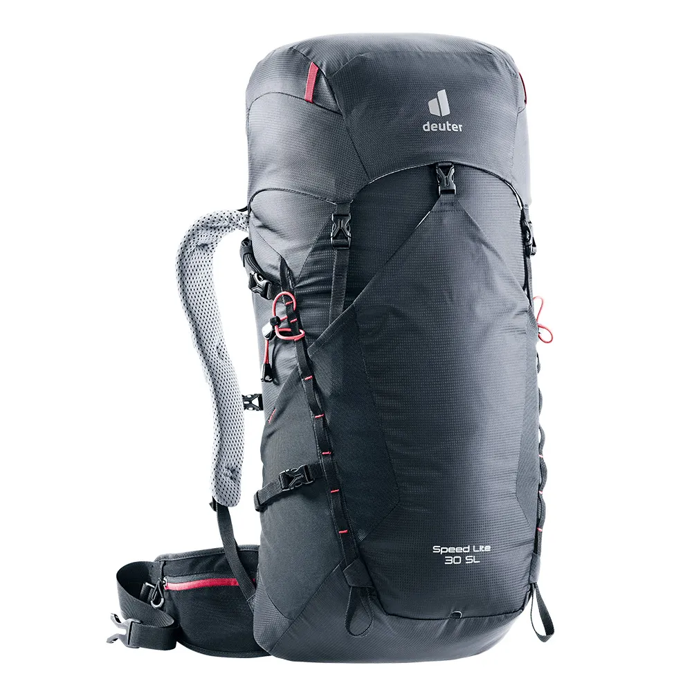 【deuter】SPEED LITE 30SL超輕量旅遊後背包(3410721黑/背負舒適/戶外休閒包/健行包/登山包)