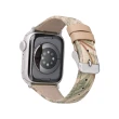 【Gramas】Apple Watch 38/40/41mm 仕女彩繪錶帶 BEST OF MORRIS 聯名限量款(米白)