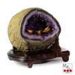 【開運方程式】特紫薄皮烏拉圭錢袋子聚寶盆紫水晶洞AGU422(紫晶洞 2.6公斤)