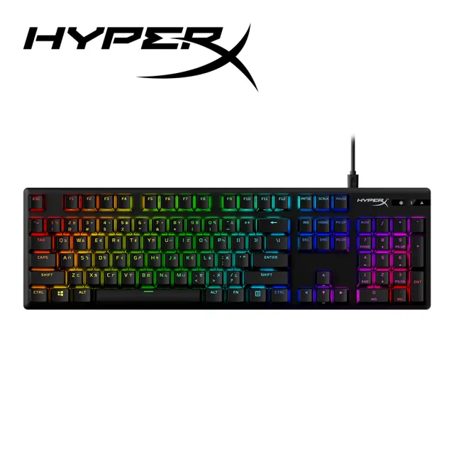 【HyperX】Alloy Origins Aqua PBT TW Layout 中文鍵盤(639N5AA#AB0)