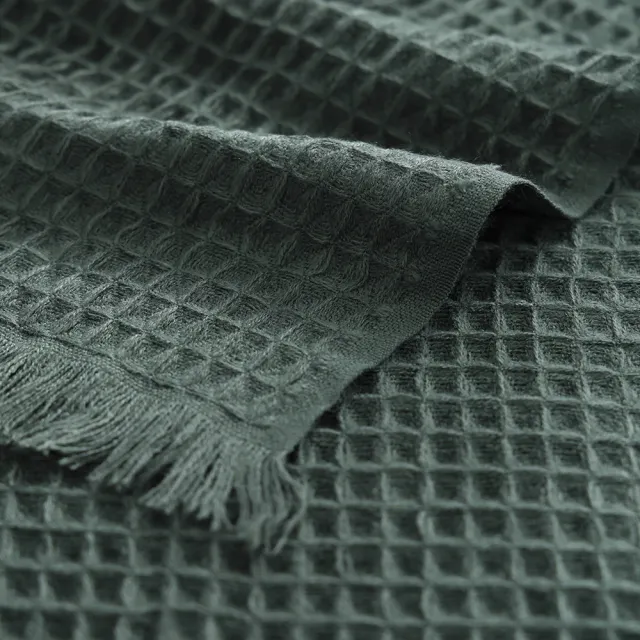【MONTAGUT 夢特嬌】華夫格針織毯(150x180cm-2色)