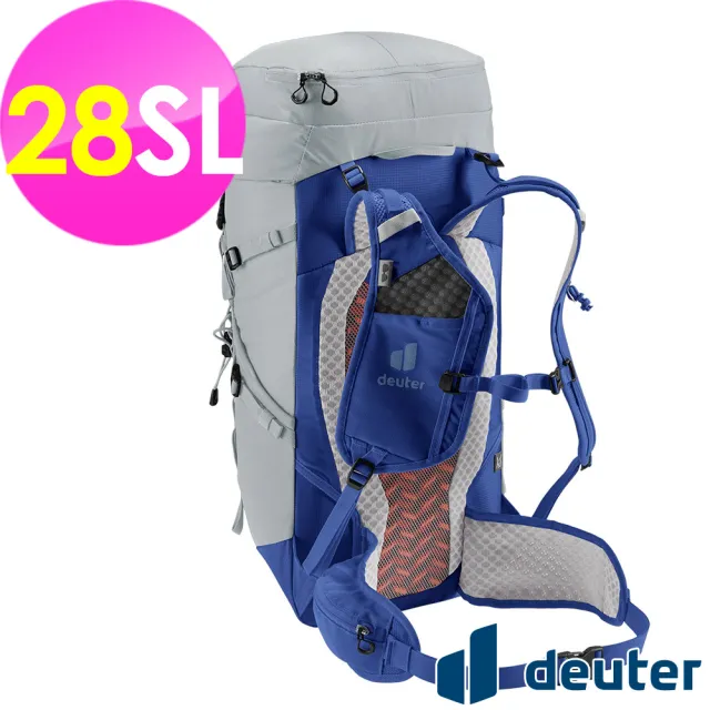 【deuter】SPEED LITE 28SL超輕量旅遊後背包(3410522白錫/藍/背負舒適/戶外休閒包/健行包/登山包)