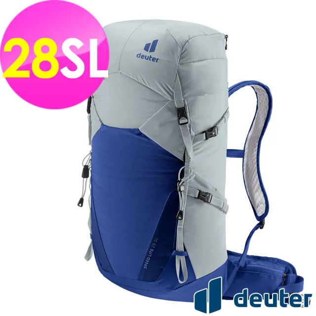 【deuter】SPEED LITE 28SL超輕量旅遊後背包(3410522白錫/藍/背負舒適/戶外休閒包/健行包/登山包)