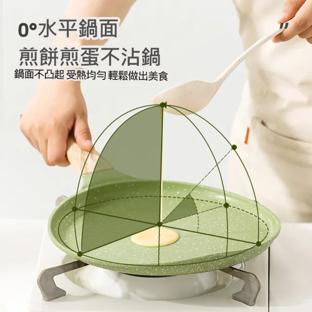 【CS22】麥飯石不沾平底鍋(平底鍋)