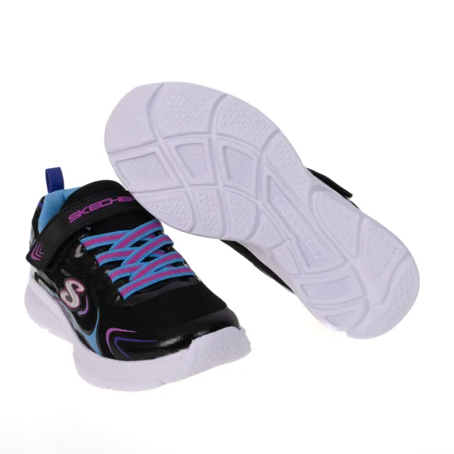 【SKECHERS】女童鞋系列 WAVY LITES(303520LBKMT)