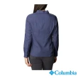 【Columbia 哥倫比亞 官方旗艦】女款- Omni-Wick快排防曬50長袖襯衫-深藍(UAR26570NY / 2022年秋冬商品)
