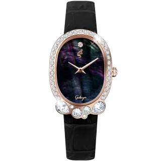 【Galtiscopio 迦堤】MIROIR MGAIC 魔鏡系列 閃耀水晶錶-36x25mm 禮物 送禮 推薦(MMRGS001BLS)