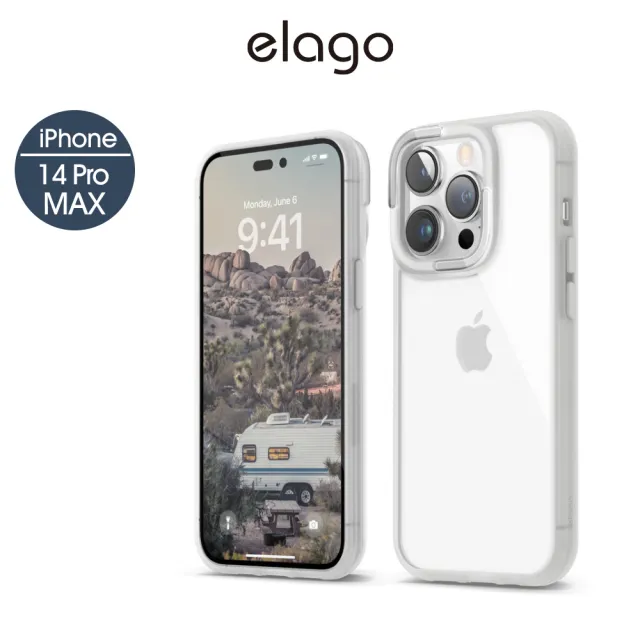 【Elago】iPhone 14 Pro/14Pro Max Dual防摔邊框手機殼(i14防摔殼 透明殼)