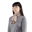 【COOCHAD】蠶絲85%羊毛15% 木耳圍巾(圍巾、蠶絲、保暖)