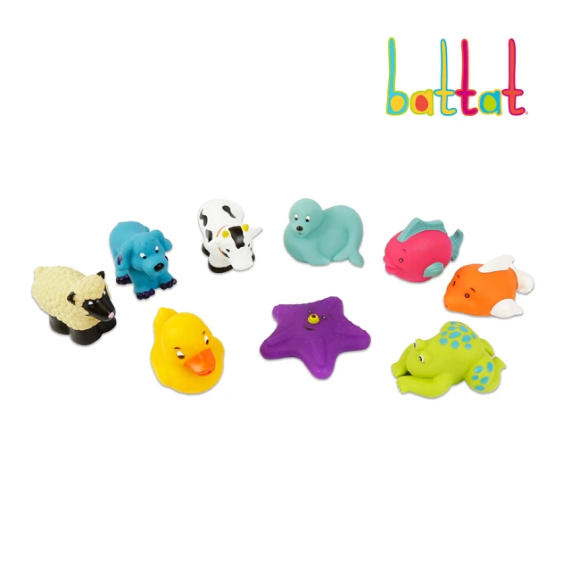 battat 洗澡玩具-海星與朋友們(9pcs)