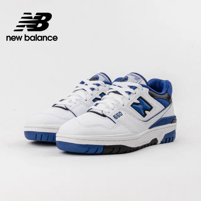 【NEW BALANCE】NB 運動鞋/復古鞋_中性_白藍色_BB550SN1-D