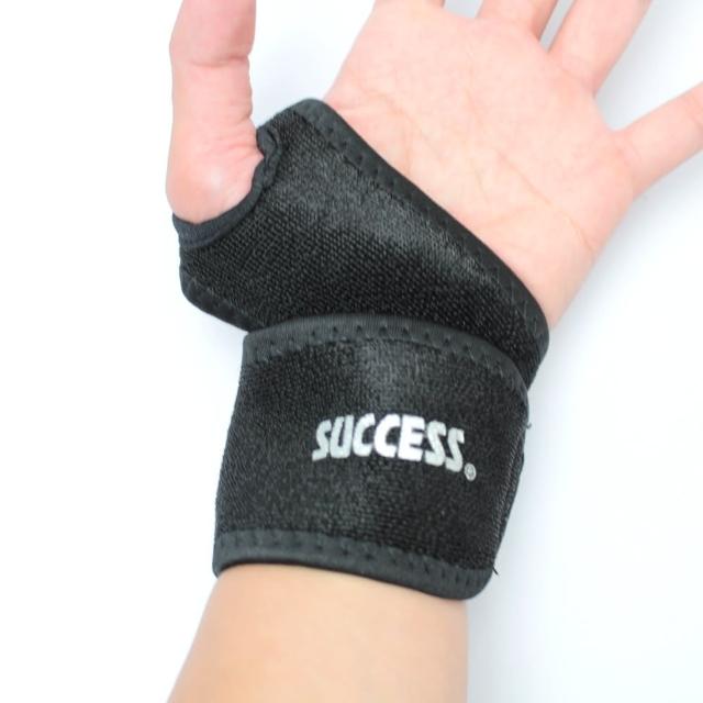 【SUCCESS 成功】石墨烯+遠紅外線可調式拇指護套/人體工學保溫設計/左右手男女通用-2入