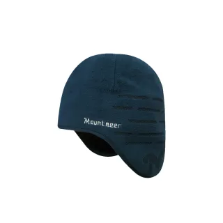 【Mountneer 山林】防風耳罩刷毛保暖帽-丈青 12H19-85(毛帽/保暖帽/內刷毛/護耳帽/耳罩帽)