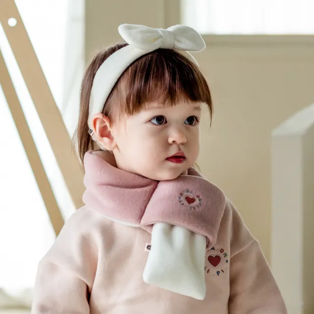 【Happy Prince】韓國製 Lani雙色伸縮嬰兒童圍巾(保暖寶寶圍脖圍兜口水巾)