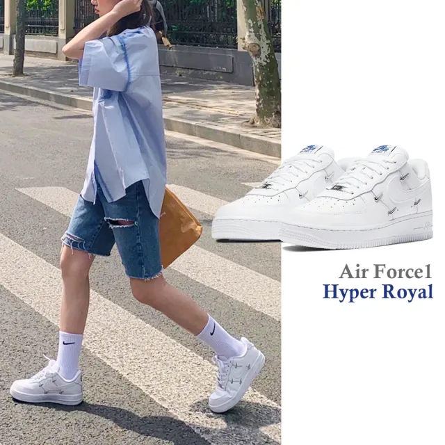 NIKE 耐吉】休閒鞋Wmns Air Force 1 07 LX 女鞋男鞋白泫雅著用款立體小