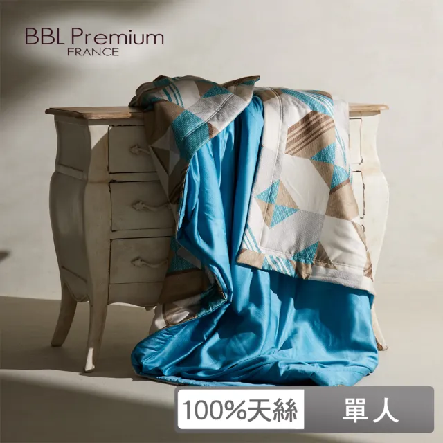 【BBL Premium】100%天絲印花鋅力綿涼被-英倫時尚(單人)