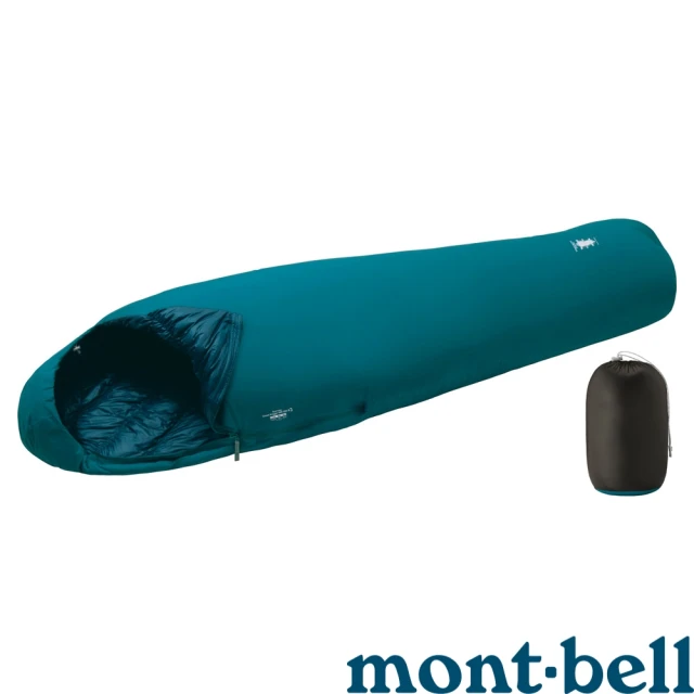 【mont bell】Down Hugger Wr 900#3羽絨睡袋 藍綠 1121391BASM(1121391BASM)