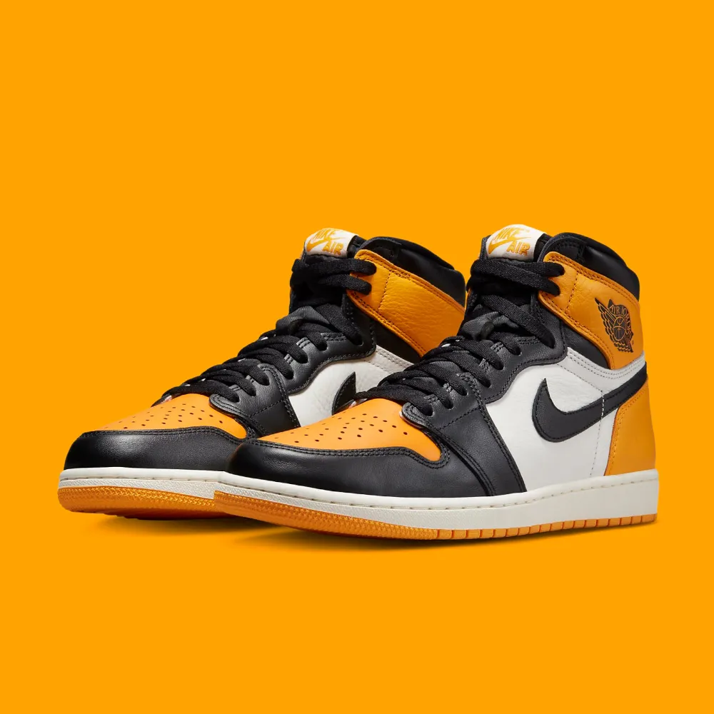 NIKE 耐吉】Air Jordan 1 Retro High OG Taxi Yellow Toe 黑黃男鞋