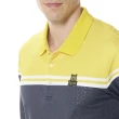 【Lynx Golf】男款保暖舒適內刷毛材質精美壓光印雙色設計山貓膠標款長袖POLO衫(二色)