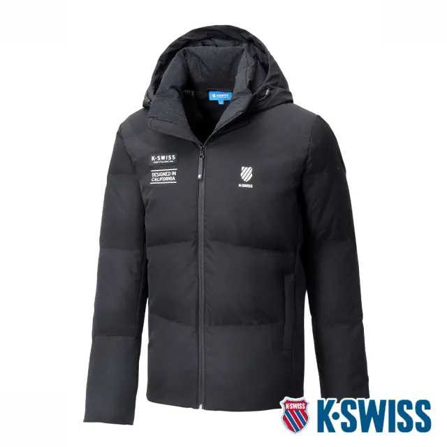 【K-SWISS】羽絨外套 Down Jacket-男-黑(107344-008)