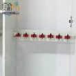 【文創集】南亞塑鋼  雪莉多彩3尺雙門塑鋼高掃具櫃/收納櫃(六色可選)
