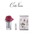 【Cote Noire 寇特蘭】小朵玫瑰香氛花透明瓶(附贈5ml精油x1)