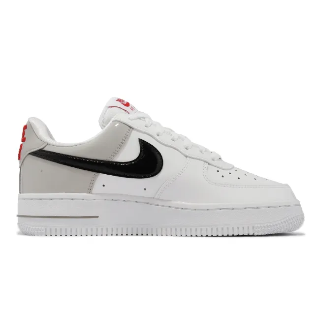 NIKE 耐吉】Wmns Air Force 1 07 ESS SNKR 白黑灰女鞋男鞋AF1 漆皮