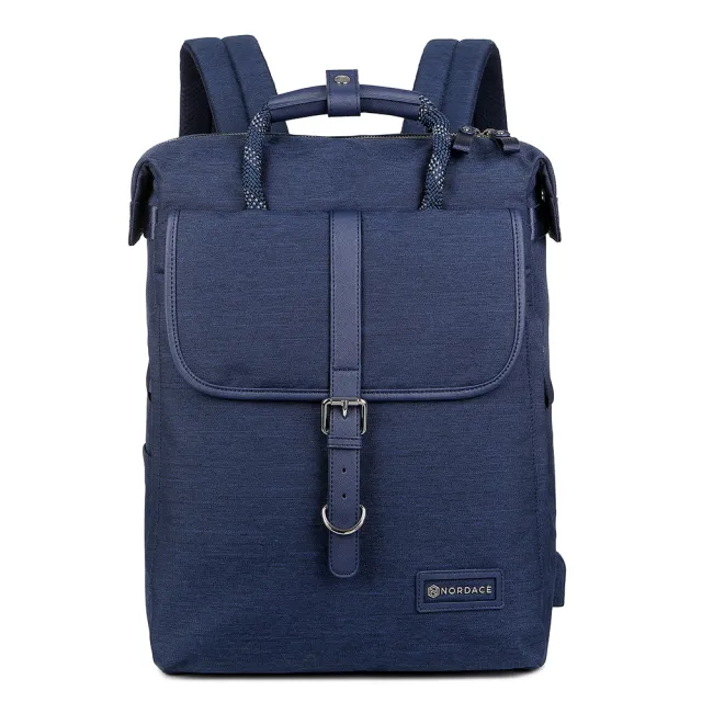 【Nordace】重複Comino藍色托特時尚背包 ND1061-4(登山遠足上班上學)