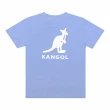 【KANGOL】童裝 短T 淺藍色 雙色字母LOGO 休閒(6126500581)