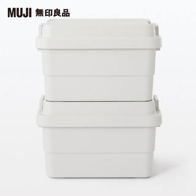 【MUJI 無印良品】耐壓收納箱/大(2入組)