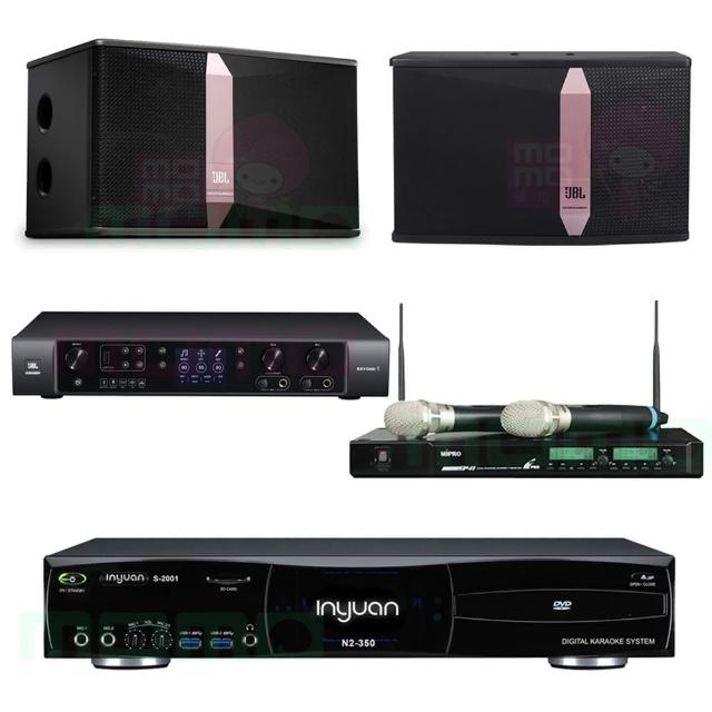 【音圓】N2-350+JBL BEYOND 1+ACT-941+JBL Ki512(4TB伴唱機+擴大機+無線麥克風+高階專業級卡拉OK喇叭)