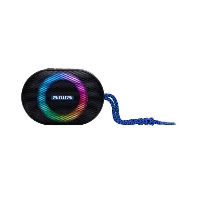 【aiwa 日本愛華】BST-330 便攜式藍芽喇叭(日式美學/RGB燈效)